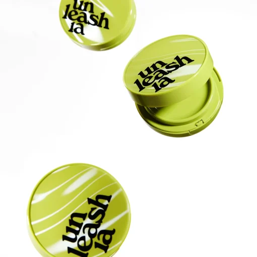 Unleashia - Satin Wear Healthy-Green Cushion - Wkład + Gąbeczka - Satynowy Podkład w Poduszce - 21N Eburnean - 15g