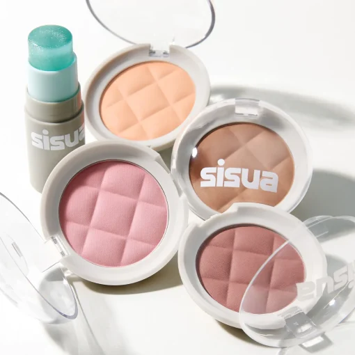 Unleashia - Sisua Butter Waffle Dough Blusher - Aksamitny Róż do Policzków - 4 Rose Chocolate Mousse - 8g