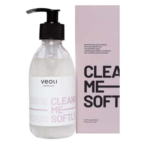 Veoli Botanica - Cleaning Me Softly - Nawilżająco - Łagodzący Żel do Mycia Twarzy - 190ml
