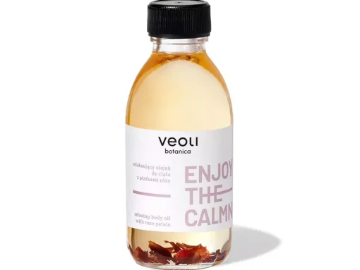 Veoli Botanica - Enjoy The Calmness Relaxing Body Oil with Rose Petals - Relaksujący Olejek do Ciała z Płatkami Róży - 150ml