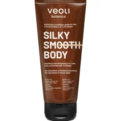 Veoli Botanica - Silky Smooth Body - Wygładzająco-Nawilżająca Maska do Ciała w Formie Peelingu 2w1 - 180ml