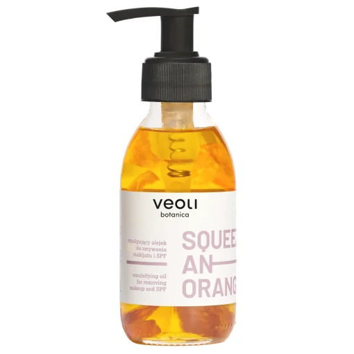 Veoli Botanica - Squeeze an Orange - Emulgujący Olejek do Zmywania Makijażu i SPF - 132,7g
