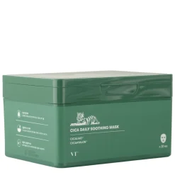 VT Cosmetics - CICA Daily Soothing Mask - Zestaw Kojących Masek do Twarzy w Płachcie - 30szt/350g