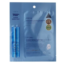 VT Cosmetics - Hydrop Reedle Shot 700hL 2-Step Mask - Nawilżająca Maska do Twarzy - 1szt/38g