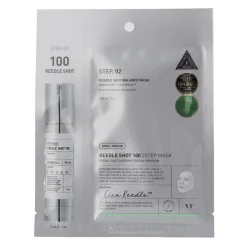 VT Cosmetics - Reedle Shot 100 2Step Mask - Ujędrniająca Maska do Twarzy w Płachcie - 1,5g+25g
