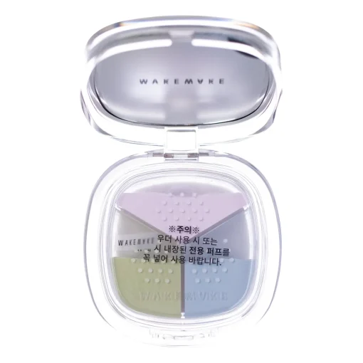 Wakemake - Stay Fixer Multi Color Powder - Trio Pudrów Korygujących - 01 Pale Clear - 4g