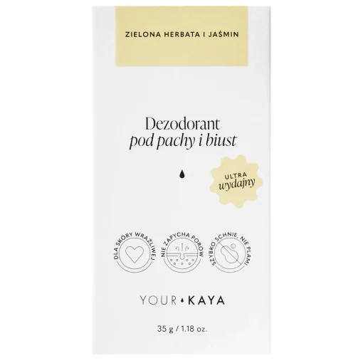 Your Kaya - Dezodorant pod Pachy i Biust - Zielona Herbata i Jaśmin - 35g