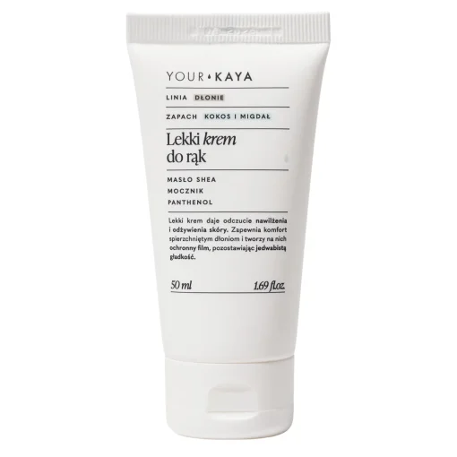 Your Kaya - Lekki Krem do Rąk o Zapachu Kokosa i Migdałów - 50ml