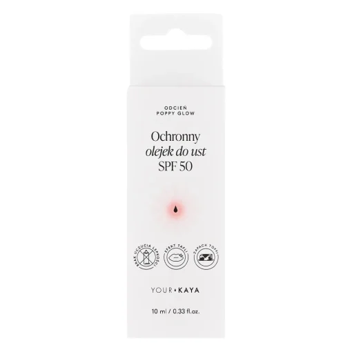 Your Kaya - Ochronny Olejek do Ust SPF 50 - Poppy Glow - 10ml